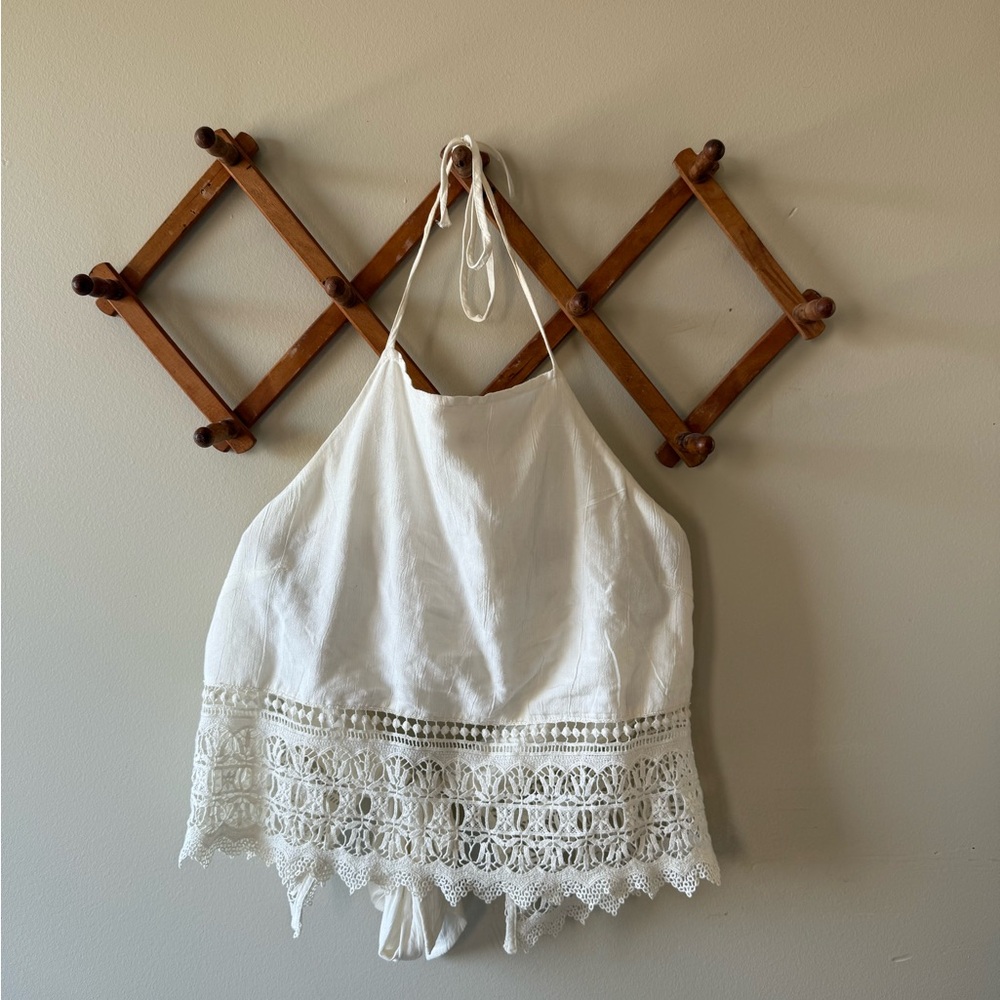 American Eagle Outfitters Tie Back Halter Top